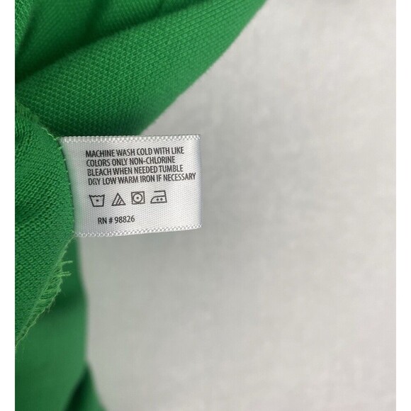 US Polo Assn Polo Shirt Mens XXL 2XL Green Big Logo Short Sleeve Pullover Casual - Picture 12 of 13